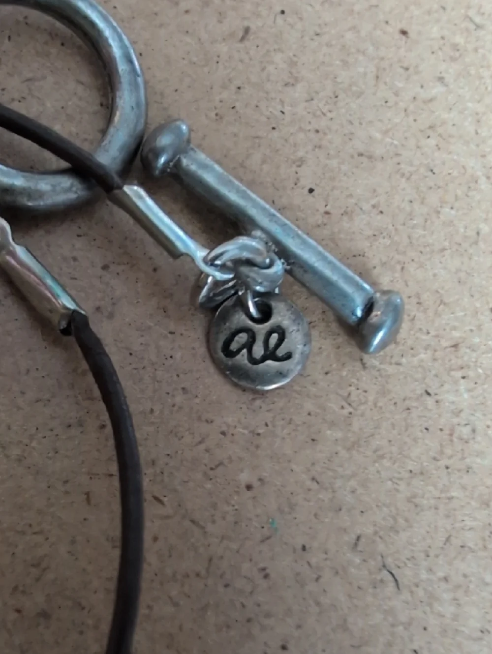 American Eagle Outfitters Love Heart & Dream Disc Bracelet Set